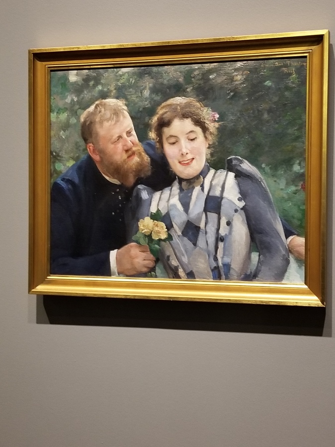 image of Portrait of Thaulow and his wife